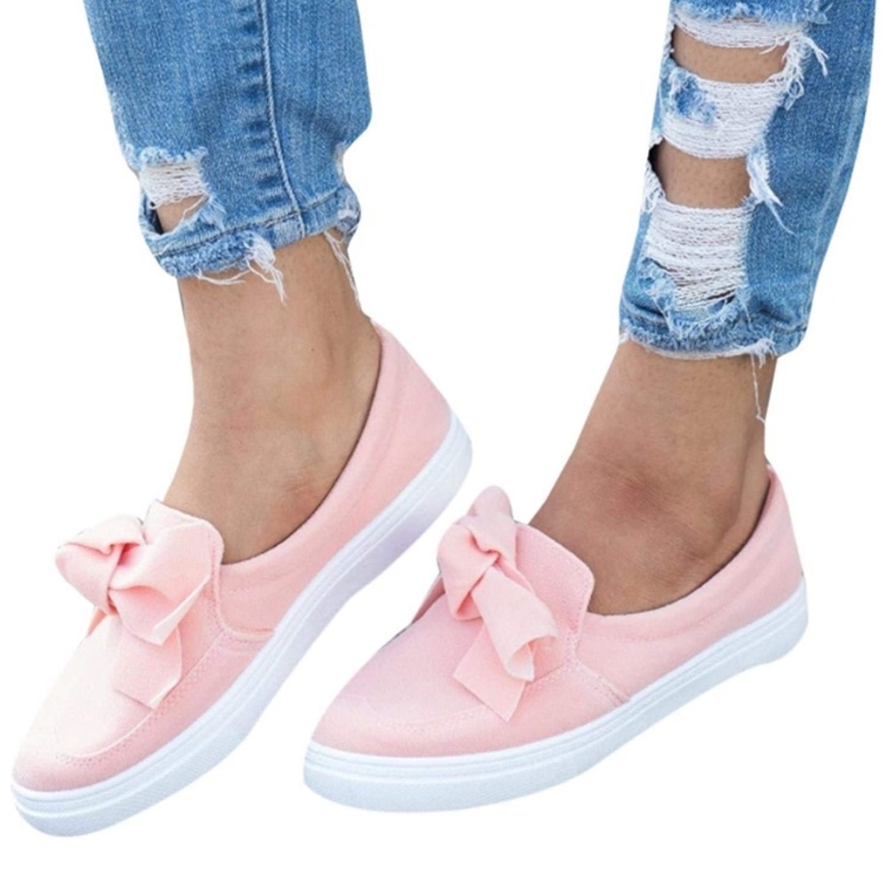 Pink loafers with Cute bow 🎀 - Picture 3 of 3
